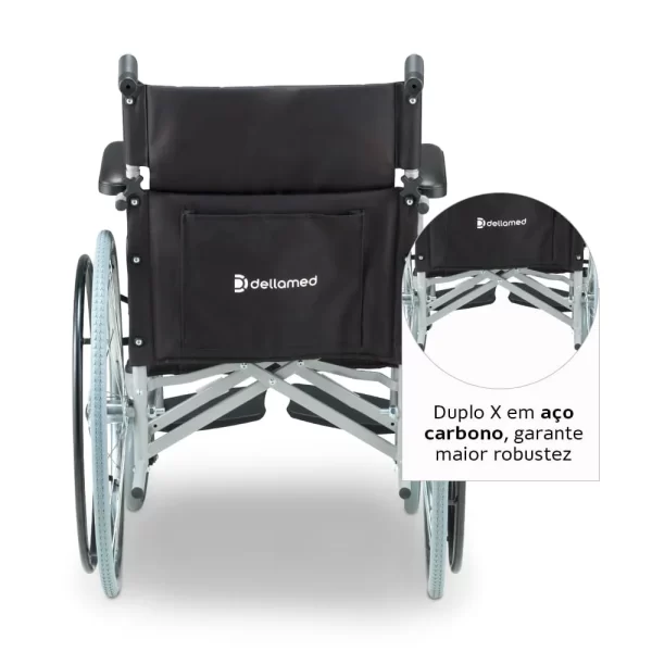 Silla de Ruedas  Dellamed D100  / Aluminio / 120 kilos - Imagen 8