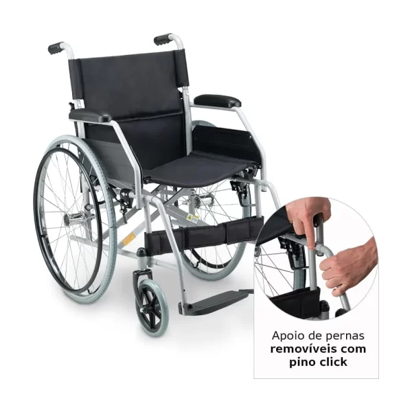 Silla de Ruedas  Dellamed D100  / Aluminio / 120 kilos - Imagen 7