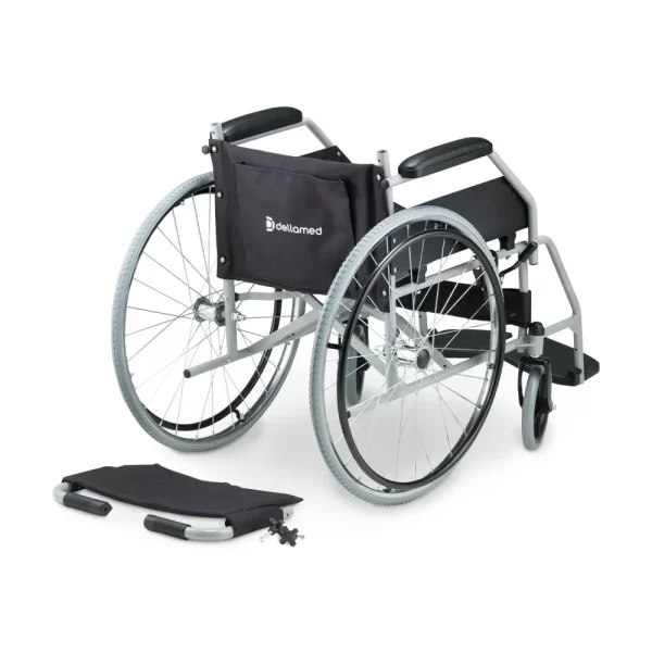 Silla de Ruedas  Dellamed D100  / Aluminio / 120 kilos - Imagen 3