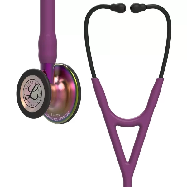 ESTETOSCOPIO LITTMANN CARDIOLOGY CLASSIC IV Rainbow Plum - Violet Stem 6205 - Imagen 4