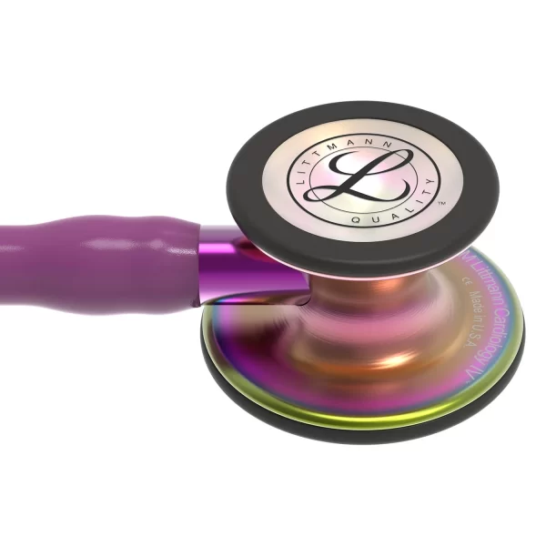 ESTETOSCOPIO LITTMANN CARDIOLOGY CLASSIC IV Rainbow Plum - Violet Stem 6205 - Imagen 8