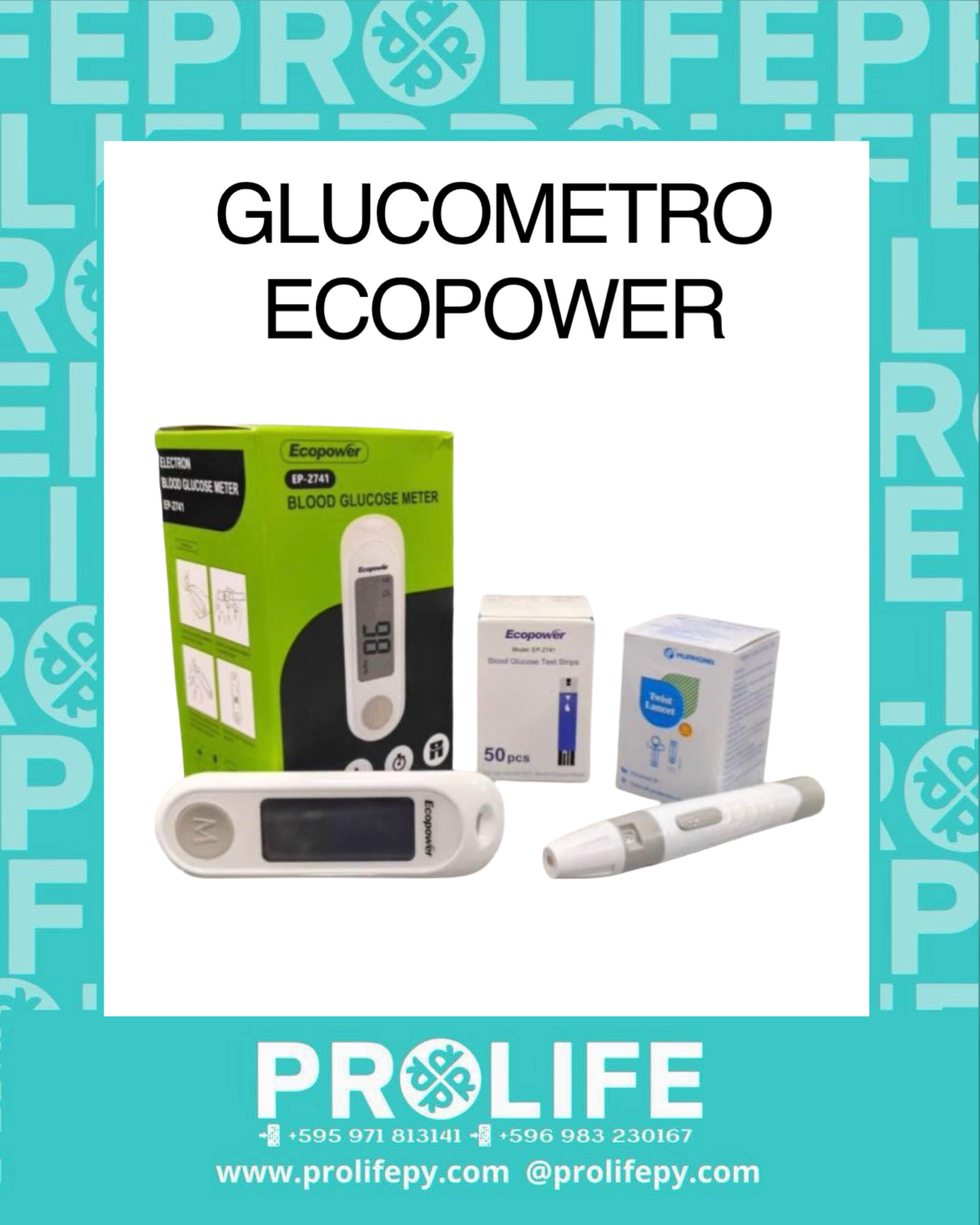 GLUCOMETRO ECOPOWER - Imagen 2
